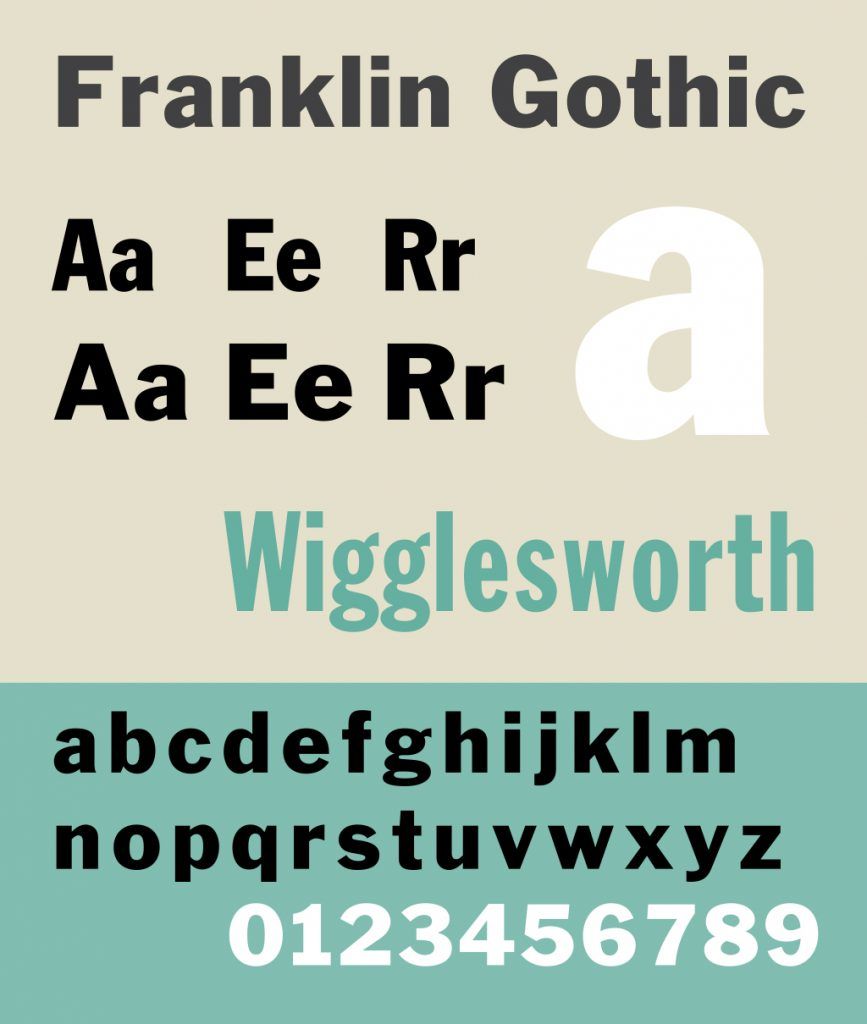 Franklin Gothic Font