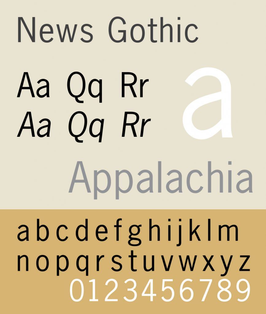 News Gothic Font